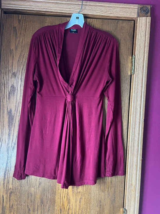 Olian Tops - Olian Maternity maroon women’s top size medium